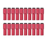 HOSEONFN Tornillos de Cable de 20 Piezas, Cambio de Velocidad preciso, Ajuste Constante, Accesorios de aleación de Aluminio (Roja)