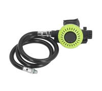 HOSEONFN Válvula Secundaria de respiración subacuática con Tubo de presión Media Ajustable. Equipo de Buceo para Snorkel y Rescate subacuático. Suministros para Buceo. (Verde)
