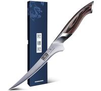 HOSHANHO Cuchillo de Filete Profesional Cuchillo para Pescado de Acero Inoxidable Cuchillos de Cocina Súper Afilado Cuchillo de Filetear con Mango Ergonómico