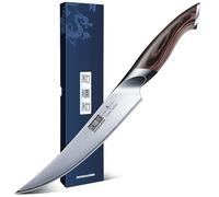 HOSHANHO Cuchillo Deshuesar de 15cm, Cuchillo de Filetear Pescado de Acero Inoxidable con Alto Contenido en Carbono, Cuchillo de Filete Japones Profesional Afilados para Filetear Carne.