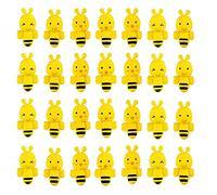 Hoshisea 50 Piezas Borradores de Goma para Abejas, Mini Borradores para Animales, Borradores Amarillos, Utilizados para Dibujar, Hacer Bocetos, Premios para Tareas Escolares