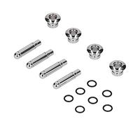 Hosi Pasador de Bloqueo de Puerta de Coche, Reemplazo de Perilla de Bloqueo de Puerta de Coche Práctico de 8 Piezas para Chevrolet TRAX/Cruze/Malibu Modificado