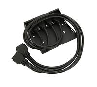 Hosie Adaptador de Panel Frontal USB, Compatible con Conexión en Caliente Fácil Operación Panel Frontal USB para Bahía de Disquete