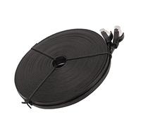 Hosie Cable de Red Gigabit, Puerto RJ45 1000Mbps Cable de Red de 66 Pies de Longitud para Enrutadores (Negro)