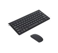 Hosie Combo de Teclado y Mouse, Combo de Teclado y Mouse Indicadores de Batería Baja Potencia Escritura Receptiva Más Fluida para Macbook para Escritorio para Windows