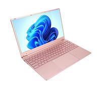 Hosie Computadora Portátil, N5095 Procesador 100-240V 7000mAh Batería 15.6 Pulgadas HD Laptop Rose Gold for Business para Windows 10 (16+256G Enchufe de la UE)
