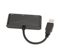 Hosie Convertidor USB 3.0 a VGA, Adaptador USB a VGA 2 en 1 de Ultra Alta Velocidad de 5 Gbps para PC