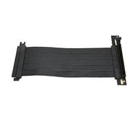 Hosie Extensor PCIE 4.0 X16, Fácil de Instalar Extensor de Tarjeta Gráfica de ángulo Recto de 7.9 Pulgadas de Largo para PC (Negro)