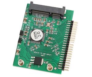 Hosie Tarjeta Adaptadora, Compatible con SSD MSATA de Tamaño Completo Multifunción para Computadoras Industriales a Enrutadores a Equipos de Internet
