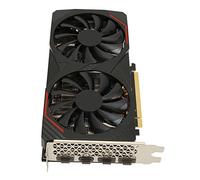 Hosie Tarjeta Gráfica para Computadora, 8GB GDDR6 128bit Plug and Play Tarjeta Gráfica para Juegos 2589MHz con Doble Ventilador para PC de Escritorio