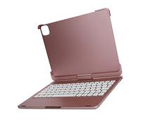 Hosie Teclado Inalámbrico, Cubierta de Teclado Inalámbrico Delgado y Compacto con Retroiluminación de 7 Colores para Protección contra Arañazos para Tableta de 10,5 Pulgadas