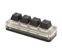 Hosie Teclado OSU, Teclado Programable, Portátil, Mini RGB, USB, Retroiluminado, Cable Desmontable, Control Industrial, Laboratorio, Oficina