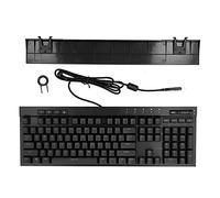 Hosie Teclado para Juegos, Teclado Retroiluminado RGB Ergonómico para Computadoras