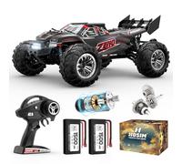 Hosim 1:10 Coche de control remoto para adultos, 48 + KM/H Buggy RC 4WD de alta velocidad con 2 baterías 7,4 V 1500 mAh, coche eléctrico RC gran camión RC todoterreno 2,4 GHz impermeable