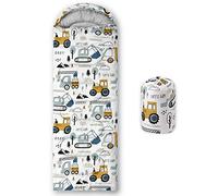 HOSIMA Saco de dormir para niños, niñas, impermeable, para camping, senderismo, exterior, viajes, caza, con bolsas de compresión