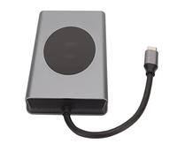 Hosit Adaptador Multipuerto Tipo C Hub, Interfaz VGA Salida 4K Estación de Acoplamiento 14 en 1 5 Puertos USB 3.0 para Computadoras de Canal Tipo C