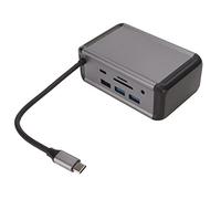 Hosit Concentrador Tipo C 12 en 1, Compatible con Concentrador USB Multipuerto 4K 30Hz 100W PD para Juegos