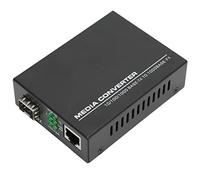 Hosit Conversor de Medios, Gigabit SFP a RJ45 Fibra a Ethernet Conversor Multimodo Alta Disipación de Calor para Entornos Interiores y Exteriores