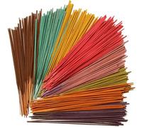Hosley Paquete de 480 varillas de incienso surtidas, 40 varillas de cada uno de los campos florales de Earth Warm Spice Nag Champa y 8 bolsas de agarre aleatorias adicionales, ideal para meditación en