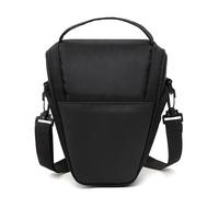 Hosoncovy Bolsa de almacenamiento para cámara digital, bolsa de viaje para cámara de un solo hombro, bolsa triangular para cámaras Canon, Nikon, Sony, SLR, DSLR pequeñas, microcámaras y teleobjetivo,