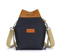 Hosoncovy Bolsa de almacenamiento para cámara digital, bolsa de viaje para cámara de un solo hombro, para cámaras Canon, Nikon, Sony, SLR, DSLR pequeñas, microcámaras y teleobjetivo, Black, M, Bolsa