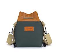 Hosoncovy Bolsa de almacenamiento para cámara digital, bolsa de viaje para cámara de un solo hombro, para cámaras Canon, Nikon, Sony, SLR, DSLR pequeñas, microcámaras y teleobjetivo, Green, S, Bolsa