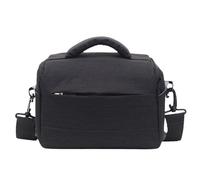 Hosoncovy Bolsa de almacenamiento para cámara digital, bolsa de viaje para cámaras Canon Nikon Sony SLR DSLR y accesorios, Black, Bolsa de hombro