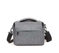 Hosoncovy Bolsa de almacenamiento para cámara digital, bolsa de viaje para cámaras Canon Nikon Sony SLR DSLR y accesorios, gris, Bolsa de hombro