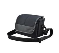 Hosoncovy Bolsa de almacenamiento para cámara digital, funda de viaje para cámara de un solo hombro, funda para cámara Canon Nikon Sony SLR DSLR y accesorios, Black, Bolsa de hombro