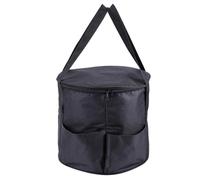Hosoncovy Bolsa de almacenamiento portátil para utensilios de cocina para camping, ollas y sartenes, funda de viaje, picnic, alimentos, bebidas, vino, bolsa de transporte con bolsillos laterales para
