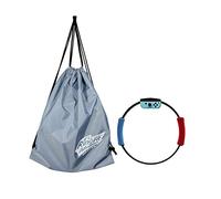 Hosoncovy Bolsa de transporte suave plegable a prueba de polvo Bolsa de viaje Ring Con Case para Nintendo Switch Ring Fit Adventure Game Accesorios (gris)