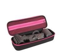 Hosoncovy Funda de transporte para secador de pelo y boquillas Dyson Supersonic (solo bolsa vacía), negro y rosa, 15.5 x 4.9 x 4.7 inches, Funda de transporte