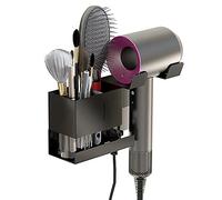 Hosoncovy Soporte de pared de metal para secador de pelo Dyson Supersonic, soporte de pared universal para secador de pelo