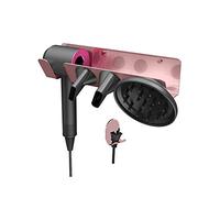 Hosoncovy Soporte de pared para secador de pelo, organizador de gancho para secador de pelo Dyson Supersonic (oro rosa)
