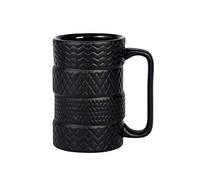 Hosoncovy Taza de cerámica creativa con forma de neumático, taza de café con rueda de cerámica, taza de café, taza de bebida, taza de bebida 3D, taza de regalo, capacidad de 500 ml (A)