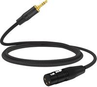 HOSONGIN Cable XLR hembra a macho TRS de 3,5 mm, conector estéreo TRS de 1/8 pulgadas a XLR hembra, cable de micrófono para consola mezcladora, tablet, procesador de audio, auriculares, 10 pies