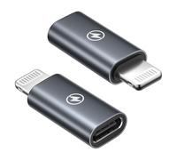 HOSOW Adaptador USB C a Lightning (2Pack), Adaptador Tipo C a iPhone PD 36W Carga Rápida y Sincronización de Datos para iPhone 14/14 Pro Max/13 12 11 Pro MAX/Mini/XS/XR/iPad/iPod, No para Audio/OTG