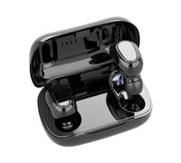 HOSPAOP 21 Auriculares inalámbricos con Bluetooth de oído para deporte, Bluetooth 5.0, estéreo, reducción de ruido, inalámbricos, con caja de carga y micrófono integrado para iPhone, Samsung, Huawei