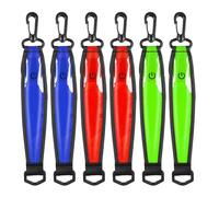 HOSPAOP 6 unidades LED intermitente mochila escolar, 3 modos, reflectores, luz de seguridad, colgante reflectante, luz de seguridad para mochila escolar, correr, trotar, cochecito de bebé