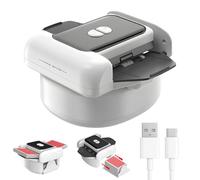 HOSPAOP Barajadora de cartas eléctrica - Mezclador automático de cartas para 1 - 2 barajas con batería de 2600 mAh, mezcladora de cartas para póquer, UNO, Rummy, fase 10 y juegos de cartas en casa