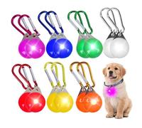 HOSPAOP Colgante de luz LED para perros, 14 unidades de seguridad con 3 modos, luz intermitente para collar y mochila