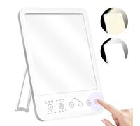 HOSPAOP Lámpara de Luz Diurna 10000 Lux LED Terapia de Luz sin UV con Regulador de Intensidad, Lámpara de Fototerapia de Espectro Completo con Temporizador y Memoria
