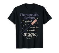 Hospital Payaso Risa Medicina Humor Curación Cuidado Payaso Camiseta
