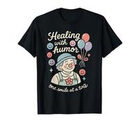 Hospital Payaso Risa Medicina Humor Curación Cuidado Payaso Camiseta