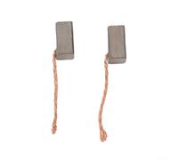 Hosrivae 2 escobillas de carbón de 5 x 5 x 10 mm con alambre, piezas de repuesto para motor de limpiaparabrisas, control de clima y bomba auxiliar, accesorio de herramienta para reparación de