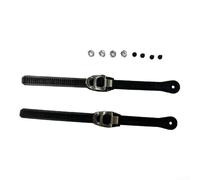 Hosrivae 2 hebillas de trinquete de 250 mm con tornillos para patines en línea y patines de hielo, piezas de plástico y metal microajustables para adultos (estilo B)