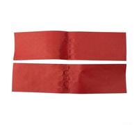 Hosrivae 200 juntas aislantes de batería huecas de papel para baterías, arandelas dieléctricas rojas, diámetro exterior de 17 mm, diámetro interior de 10 mm, pulpa de madera y material de pulpa de