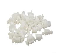 Hosrivae 30 clips de fijación para W201 W124 A124 S124 - Sujetadores de retención de carrocería blancos compatibles con Sacco 190 Series