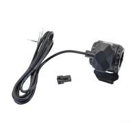 Hosrivae Acelerador de pulgar ABS Control de manillar izquierdo derecho para E-Bike Scooter 168cm Alambre negro (mano derecha)