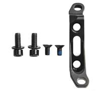 Hosrivae Adaptador de pinza de freno de disco de aluminio para 180 mm, soporte convertidor de montaje plano a poste para montaña para marcos y horquillas de bicicleta (13-34-74 mm